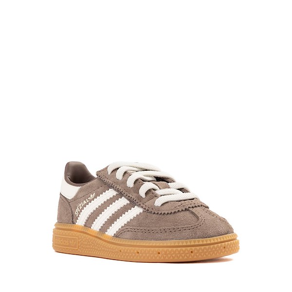 alternate view adidas Handball Spezial Comfort Closure Elastic Lace Athletic Shoe - Baby / Toddler - Earth Strata / Off White / GumALT5