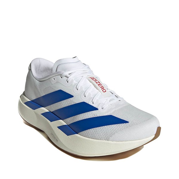 alternate view Mens adidas Adizero EVO SL Athletic Shoe - White / Team Royal Blue / Pure RubyALT5