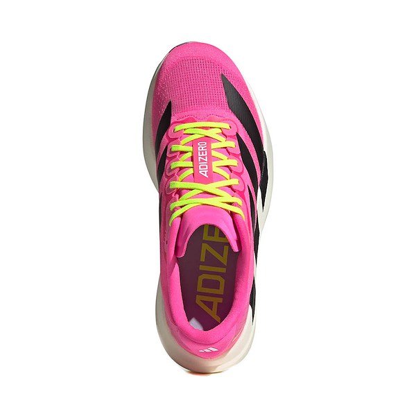 alternate view Womens adidas Adizero EVO SL Athletic Shoe - Lucid Pink / Core Black / WhiteALT2