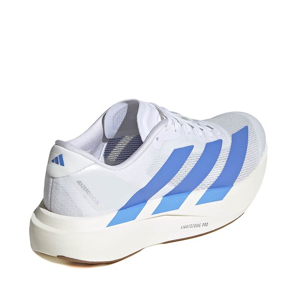 alternate view Womens adidas Adizero EVO SL Athletic Shoe - White / Blue Fusion / Off WhiteALT4