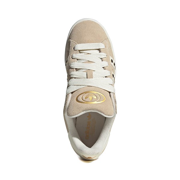 alternate view Womens adidas Campus '00s Athletic Shoe - Sand Strata / Cream White / Gold MetallicALT2
