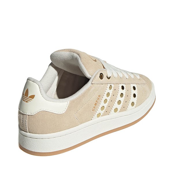 alternate view Womens adidas Campus '00s Athletic Shoe - Sand Strata / Cream White / Gold MetallicALT4