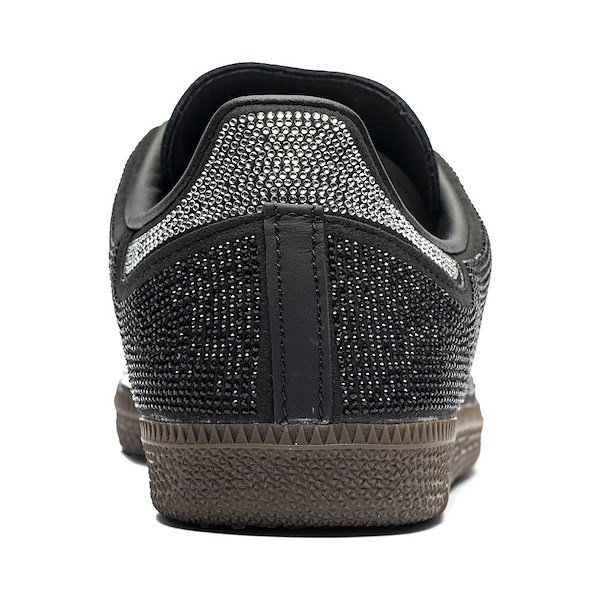 alternate view Womens adidas Samba OG Rhinestone Athletic Shoe - Core Black / Core Black / Cloud WhiteALT4