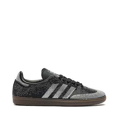 Main view of Womens adidas Samba OG Rhinestone Athletic Shoe - Core Black / Core Black / Cloud White