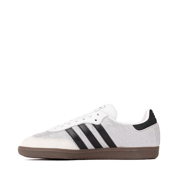 alternate view Womens adidas Samba OG Athletic Shoe - Crystal White / Core White / Silver MetallicALT1