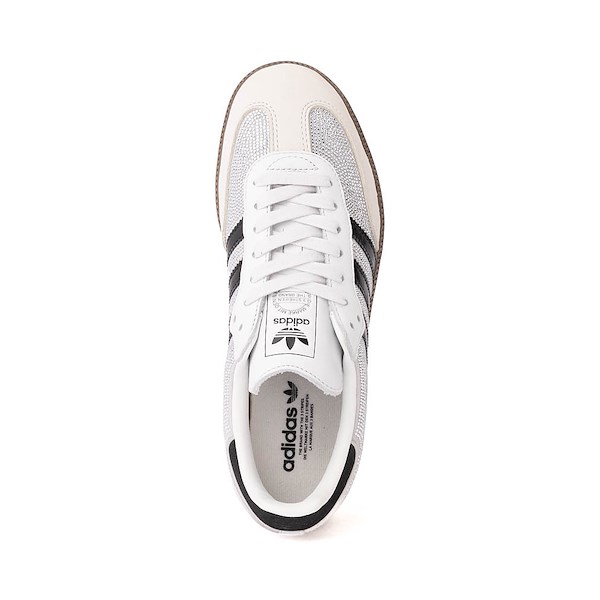 alternate view Womens adidas Samba OG Athletic Shoe - Crystal White / Core White / Silver MetallicALT2