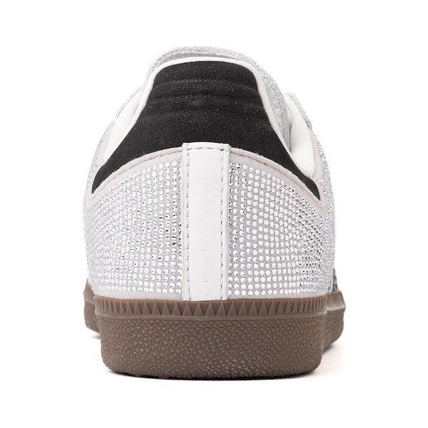 alternate view Womens adidas Samba OG Athletic Shoe - Crystal White / Core White / Silver MetallicALT4
