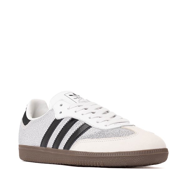 alternate view Womens adidas Samba OG Athletic Shoe - Crystal White / Core White / Silver MetallicALT5