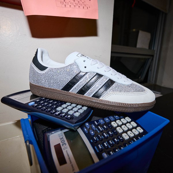alternate view Womens adidas Samba OG Athletic Shoe - Crystal White / Core White / Silver MetallicHERO