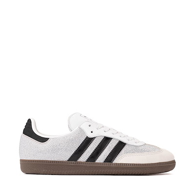 Main view of Womens adidas Samba OG Athletic Shoe - Crystal White / Core White / Silver Metallic