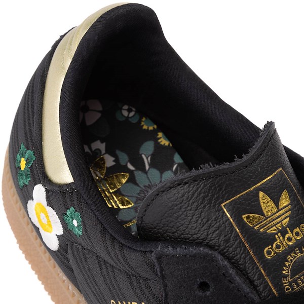 alternate view Womens adidas x Liberty London Samba OG Athletic Shoe - Core Black / Gold Metallic / GumALT2B