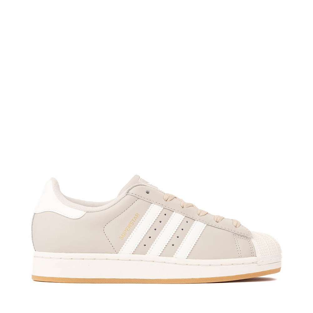 Womens adidas Superstar II Athletic Shoe - Wonder Alumina / Off White / Gold Metallic