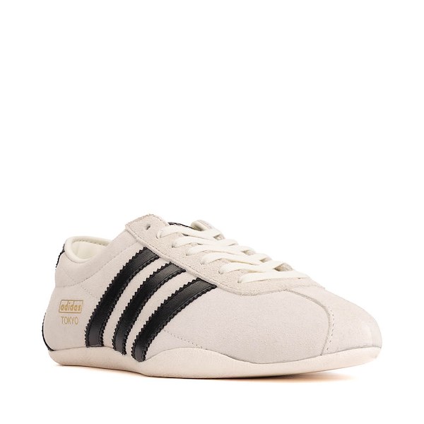 alternate view Womens adidas Tokyo Athletic Shoe - Off White / Core Black / Gold MetallicALT5