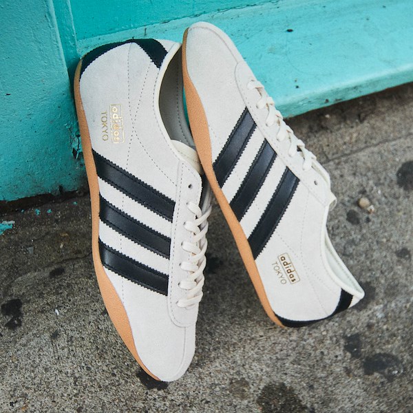 alternate view Womens adidas Tokyo Athletic Shoe - Off White / Core Black / Gold MetallicHERO