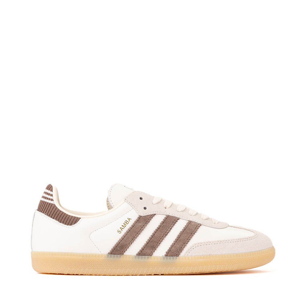 Mens adidas Samba OG Athletic Shoe - Cloud White / Earth Strata / Gum