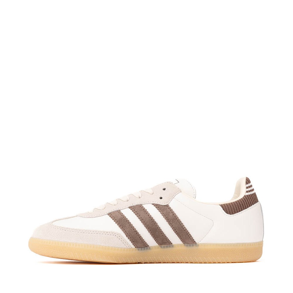 Mens adidas Samba OG Athletic Shoe - Cloud White / Earth Strata / Gum |  Journeys