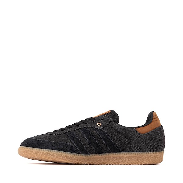 alternate view Mens adidas Samba OG Denim Athletic Shoe - Core Black / GumALT1