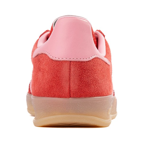 alternate view Womens adidas Gazelle Indoor Athletic Shoe - Better Scarlet / Light Pink / GumALT4