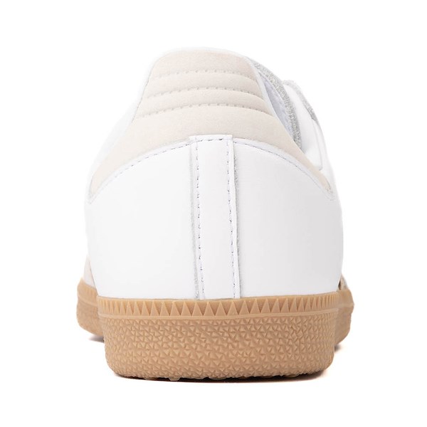alternate view Womens adidas Samba OG Athletic Shoe - White / Wonder Gold Metallic / Grey OneALT4