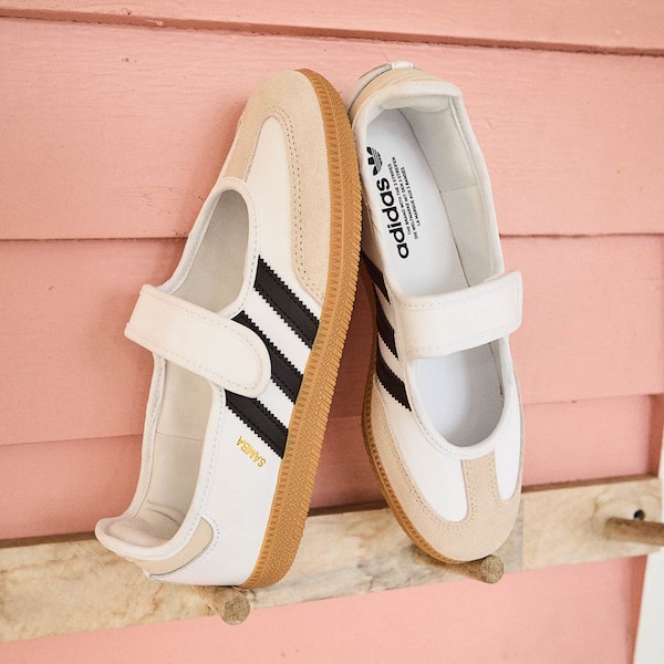 alternate view Womens adidas Samba Jane Athletic Shoe - Cloud White / Alumina / Core BlackHERO
