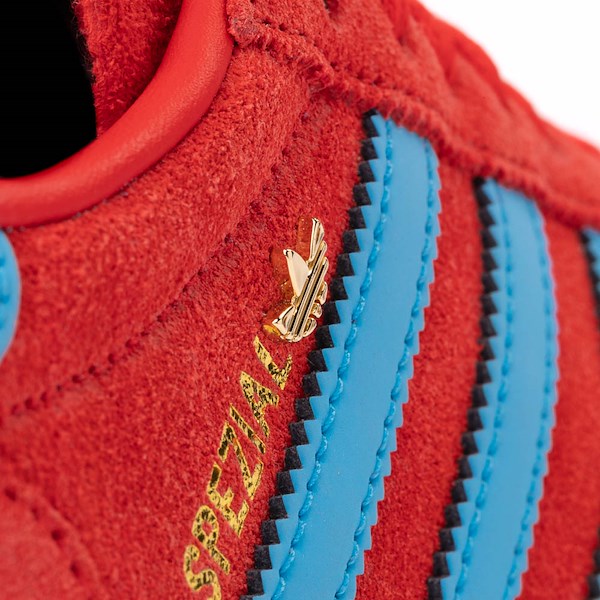 alternate view Womens adidas Handball Spezial Athletic Shoe - Better Scarlet / Lucid Aquamarine / Gold MetallicALT5B
