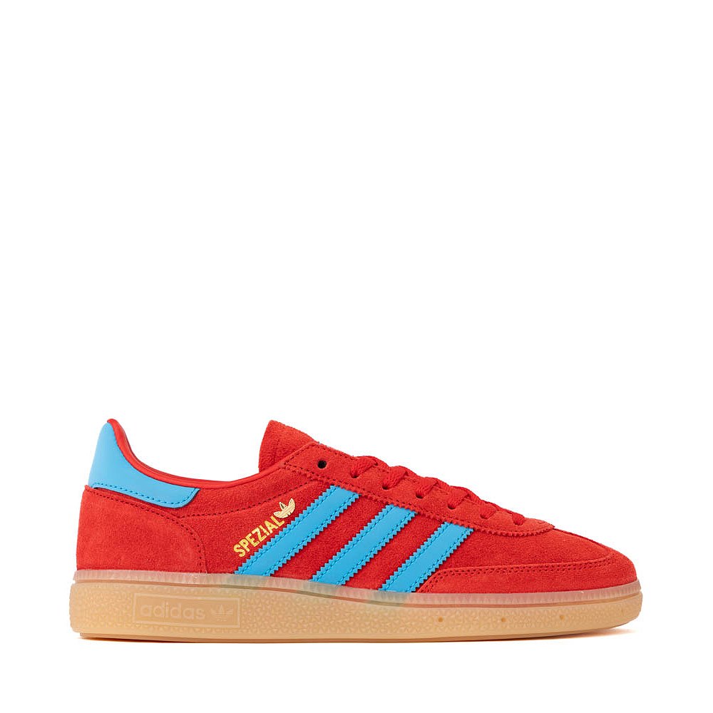 Womens adidas Handball Spezial Athletic Shoe - Better Scarlet / Lucid Aquamarine / Gold Metallic