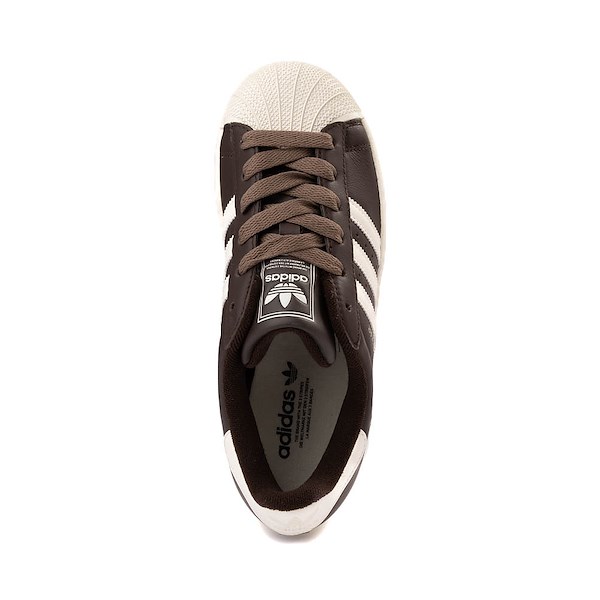 alternate view Womens adidas Superstar II Athletic Shoe - Aurora Coffee / Off White / Earth StrataALT2