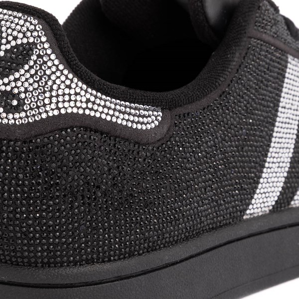 alternate view Womens adidas Superstar II Athletic Shoe - Core Black / Silver Metallic / Off WhiteALT4B