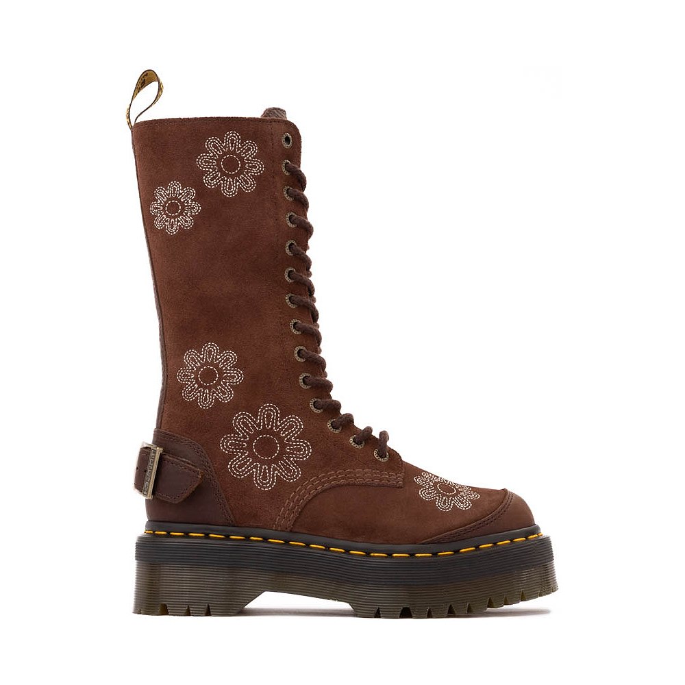 Womens Dr. Martens 1B99 Dunnet Flower Mid-Calf Boot - Dark Brown