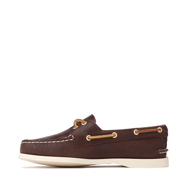 alternate view Womens Sperry Top-Sider Authentic Original™ 2-Eye Boat Shoe - Royal BrownALT1