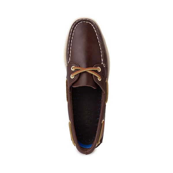 alternate view Womens Sperry Top-Sider Authentic Original™ 2-Eye Boat Shoe - Royal BrownALT2
