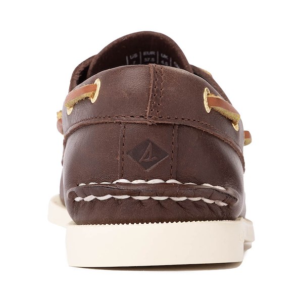 alternate view Womens Sperry Top-Sider Authentic Original™ 2-Eye Boat Shoe - Royal BrownALT4