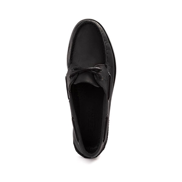 alternate view Mens Sperry Top-Sider Authentic Original™ 2-Eye Boat Shoe - BlackALT2