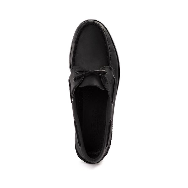 alternate view Mens Sperry Top-Sider Authentic Original™ 2-Eye Boat Shoe - BlackALT2