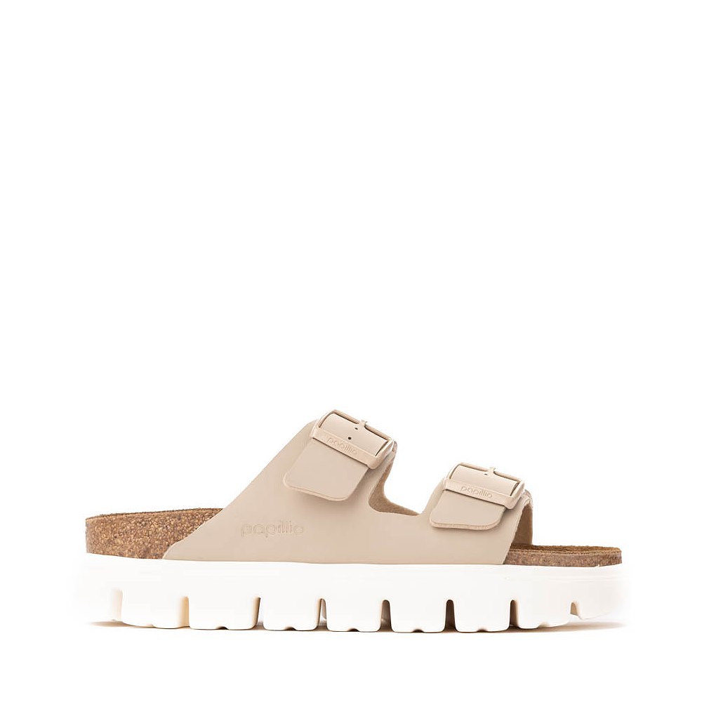 Womens Papillio by Birkenstock&reg; Arizona Chunky Slide Sandal - Sandcastle