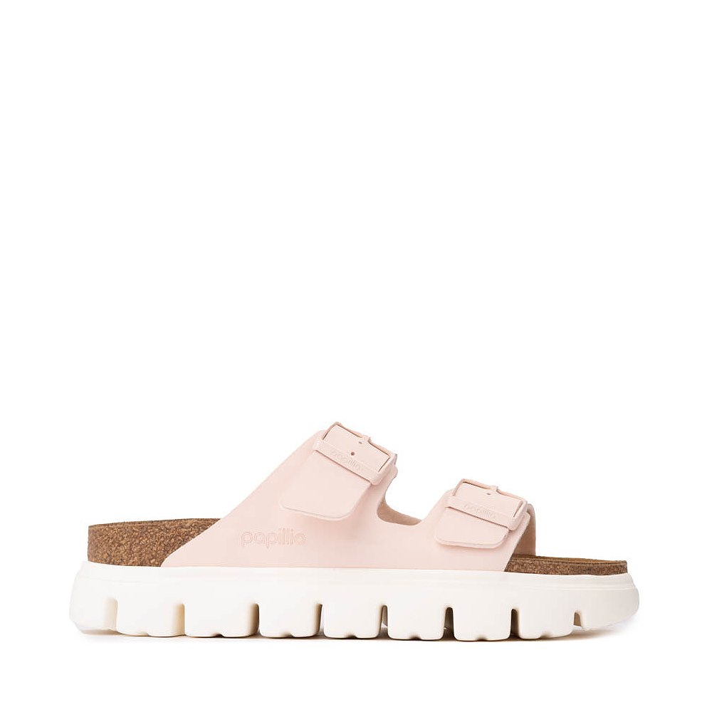 Womens Papillio by Birkenstock&reg; Arizona Chunky Slide Sandal - Light Rose