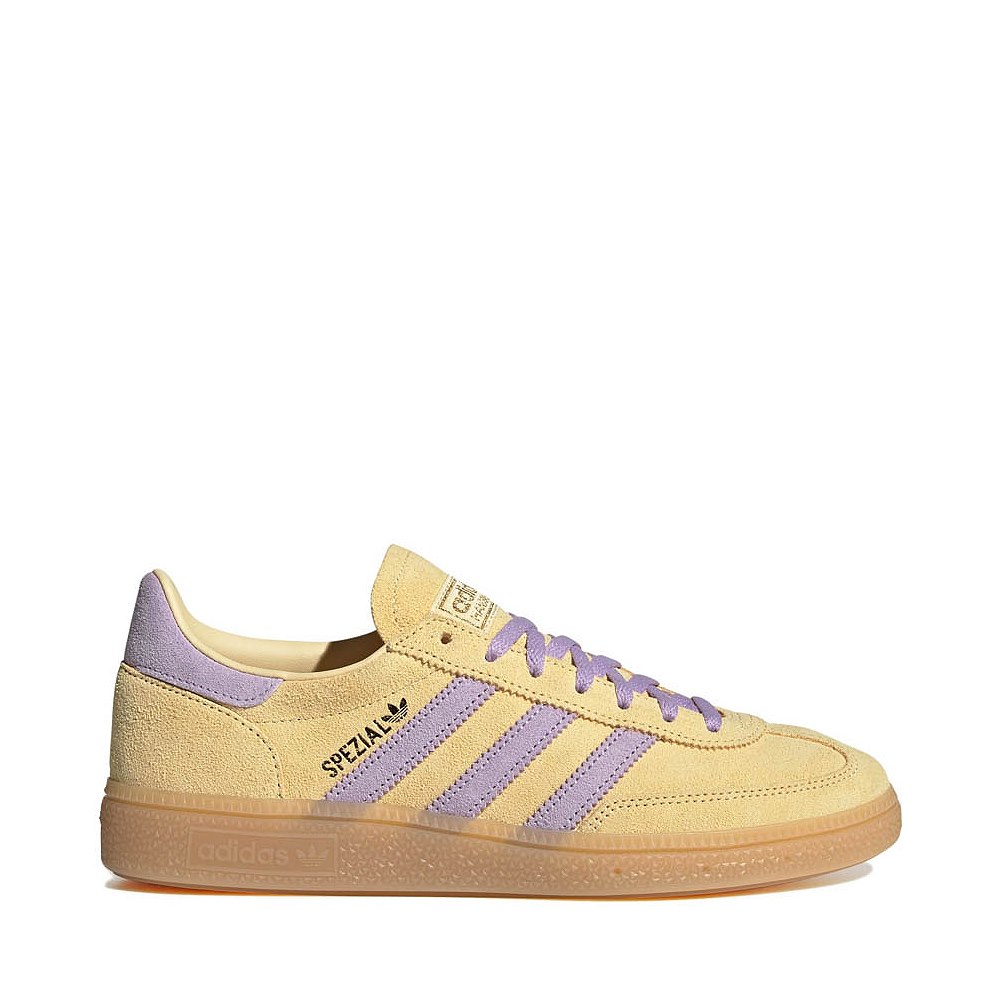Womens adidas Handball Spezial Athletic Shoe - Orange Tint / Powder Plum / Gum