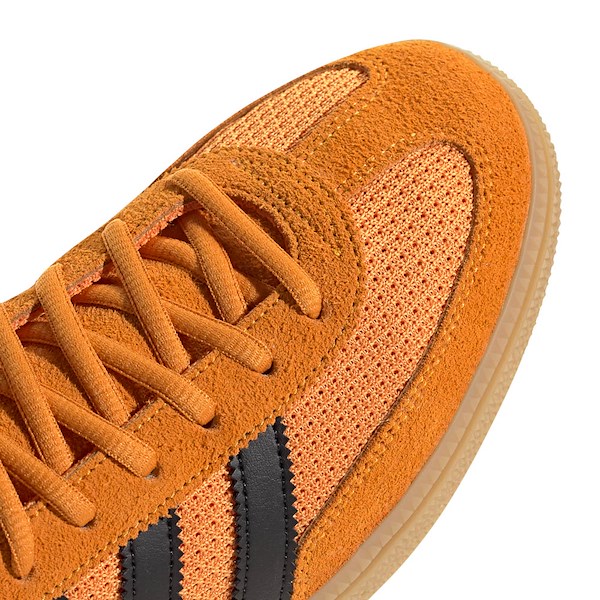 alternate view Mens adidas Handball Spezial Athletic Shoe - Crew Orange / Core Black / Warm SandstoneALT4B