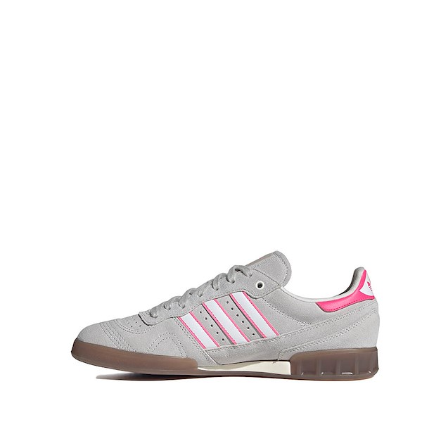 alternate view adidas Handball Top RM Athletic Shoe - Grey / White / Lucid PinkALT1