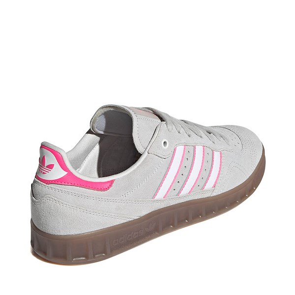 alternate view adidas Handball Top RM Athletic Shoe - Grey / White / Lucid PinkALT4