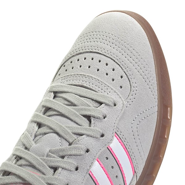 alternate view adidas Handball Top RM Athletic Shoe - Grey / White / Lucid PinkALT5B