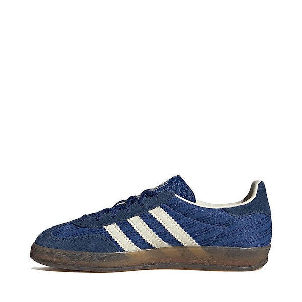 alternate view Womens adidas Gazelle Indoor Athletic Shoe - Victory Blue / Night Indigo / Cream WhiteALT1
