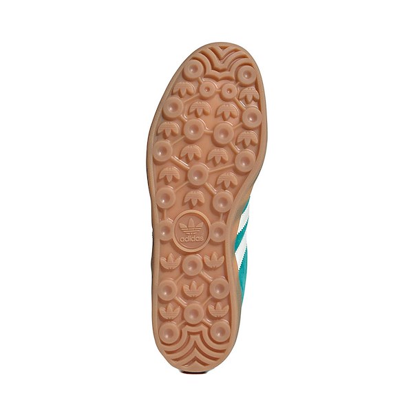 alternate view Mens adidas Gazelle Indoor Athletic Shoe - Pure Teal / Off White / Gold MetallicALT3