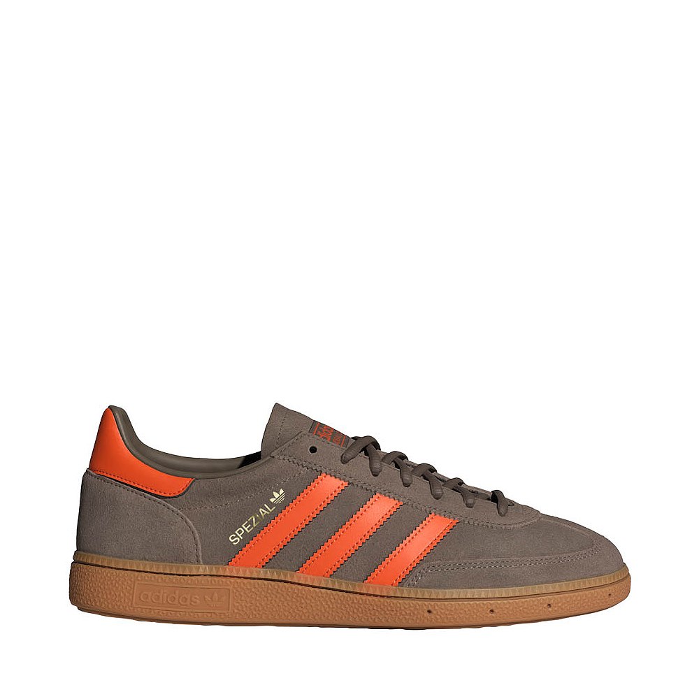 Mens adidas Handball Spezial Athletic Shoe - Cargo Brown / Orange / Gold Metallic