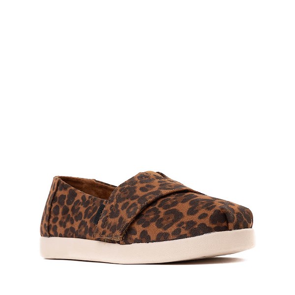alternate view TOMS Alpargata Slip-On Casual Shoe - Little Kid / Big Kid - LeopardALT5