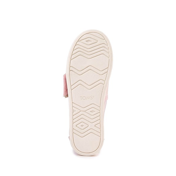 alternate view TOMS Alpargata Slip-On Casual Shoe - Little Kid / Big Kid - Pink Quartz IridescentALT3