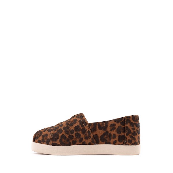 alternate view TOMS Alpargata Slip-On Casual Shoe - Baby / Toddler - LeopardALT1