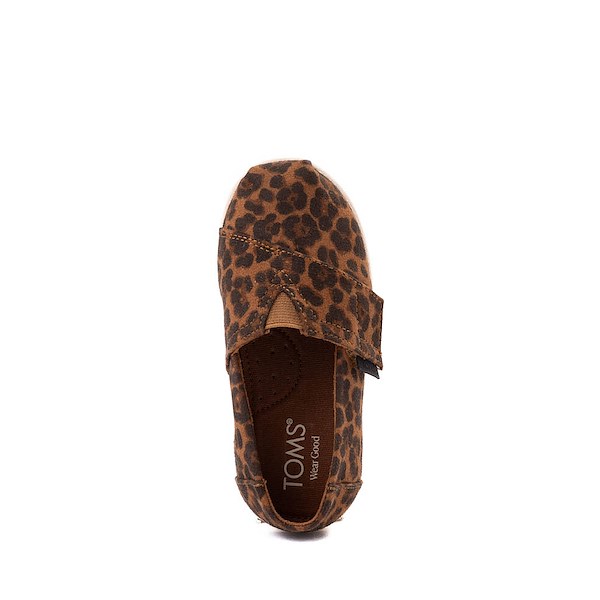 alternate view TOMS Alpargata Slip-On Casual Shoe - Baby / Toddler - LeopardALT2