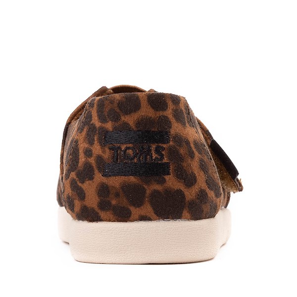 alternate view TOMS Alpargata Slip-On Casual Shoe - Baby / Toddler - LeopardALT4