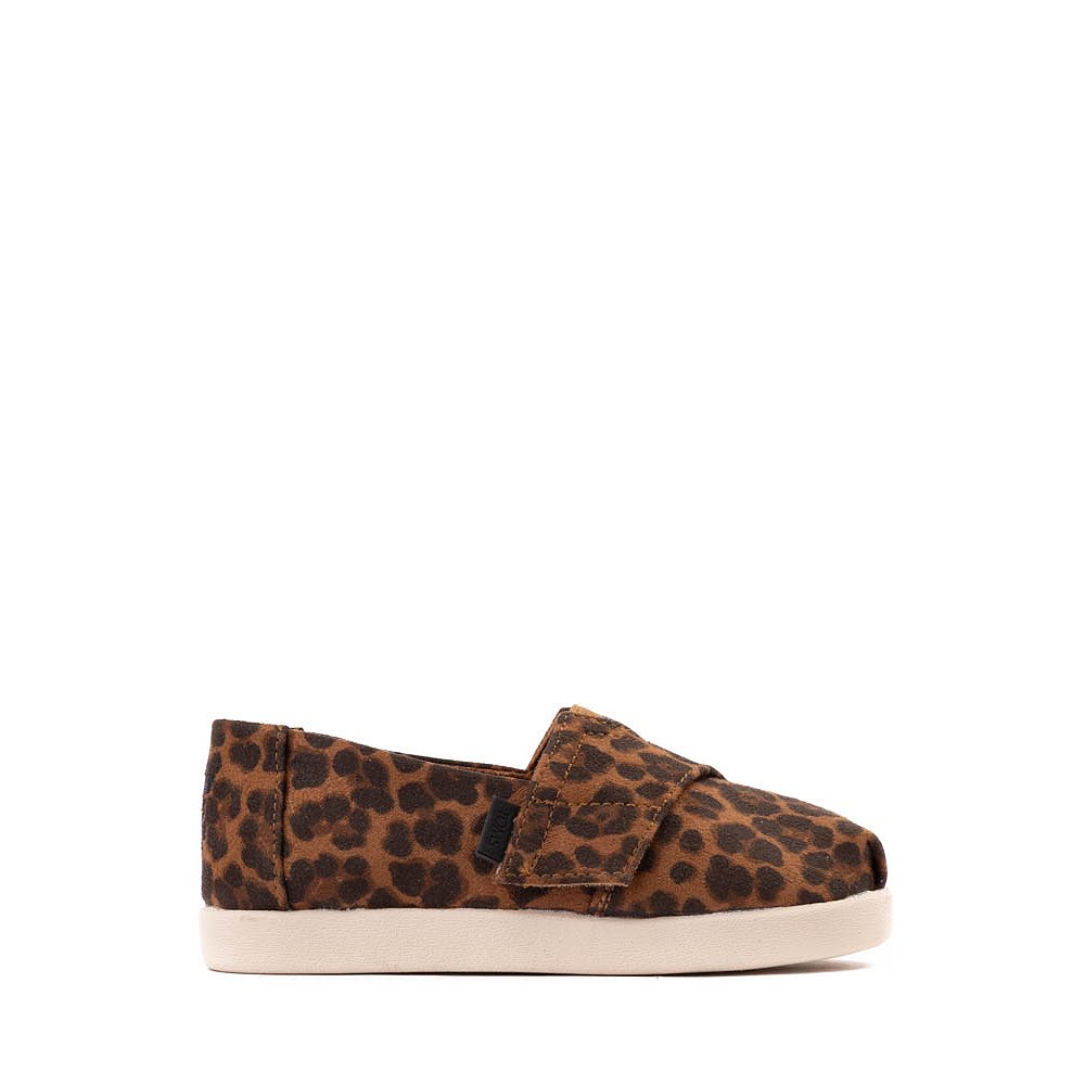 TOMS Alpargata Slip-On Casual Shoe - Baby / Toddler - Leopard